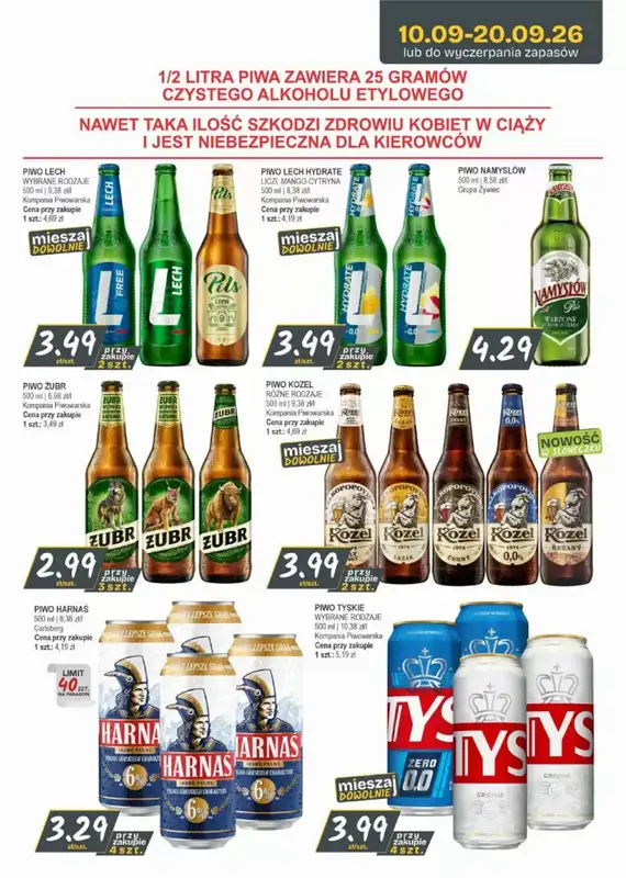 Słoneczko - gazetka promocyjna Gazetka od czwartku 10.09 do niedzieli 20.09 - strona 11