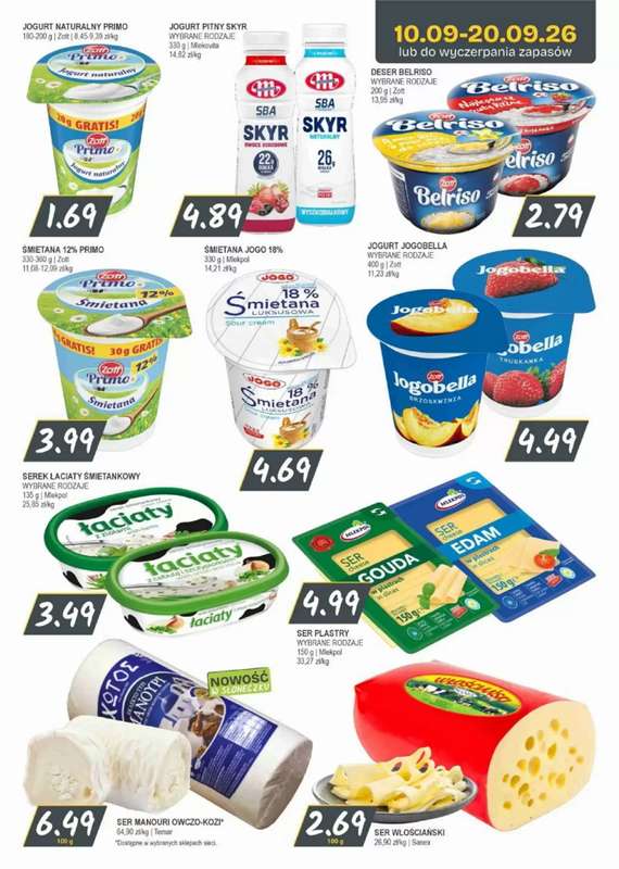 Słoneczko - gazetka promocyjna Gazetka od czwartku 10.09 do niedzieli 20.09 - strona 3