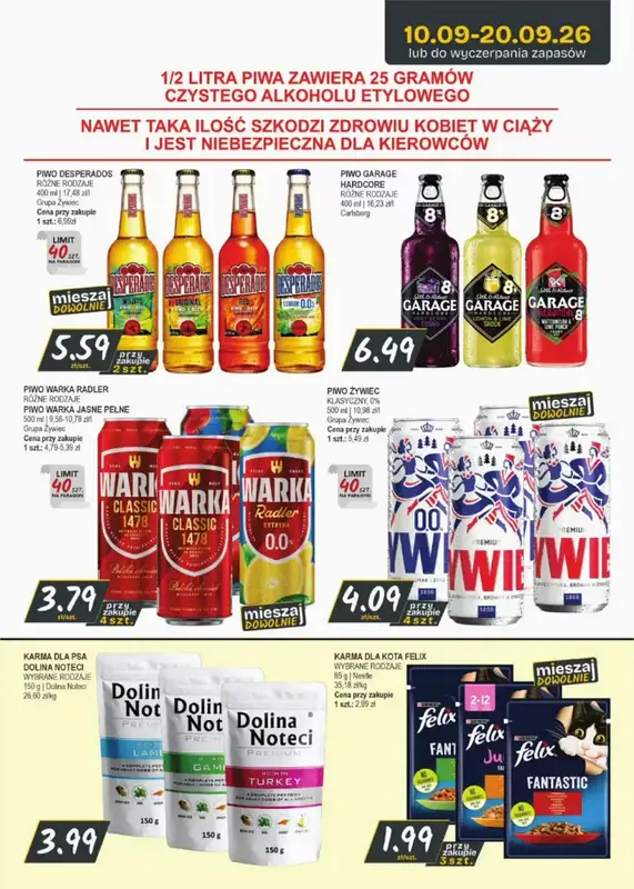 Słoneczko - gazetka promocyjna Gazetka od czwartku 10.09 do niedzieli 20.09 - strona 10