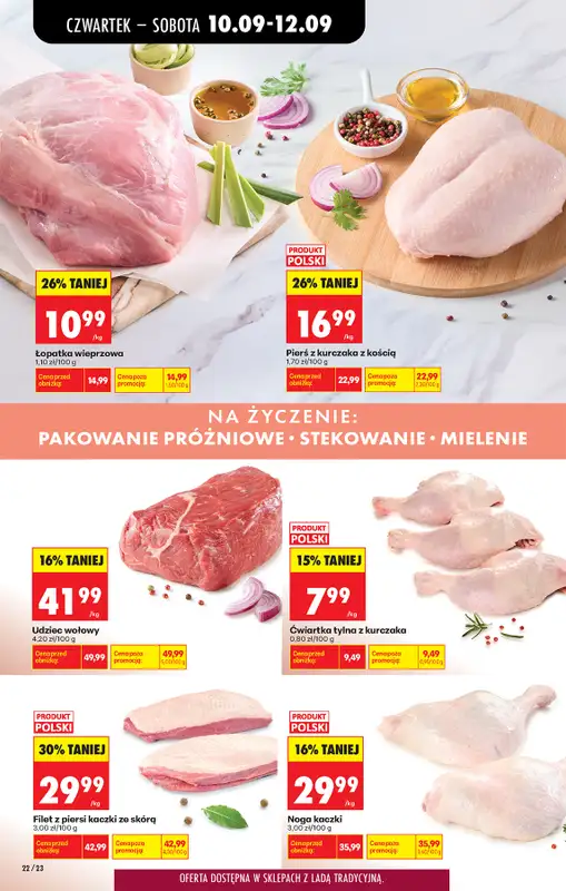 Biedronka - gazetka promocyjna Od czwartku, Z ladą tradycyjną od czwartku 10.09 do środy 16.09 - strona 40