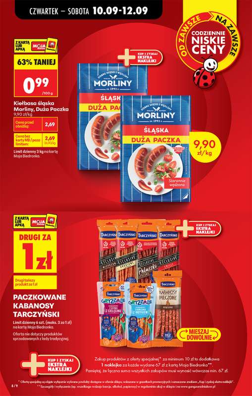 Biedronka - gazetka promocyjna Od czwartku, Z ladą tradycyjną od czwartku 10.09 do środy 16.09 - strona 10