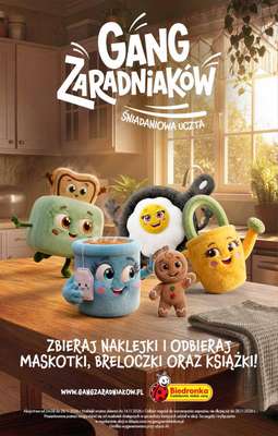 Biedronka - gazetka promocyjna Gang zaradniaków od poniedziałku 07.09 do soboty 12.09