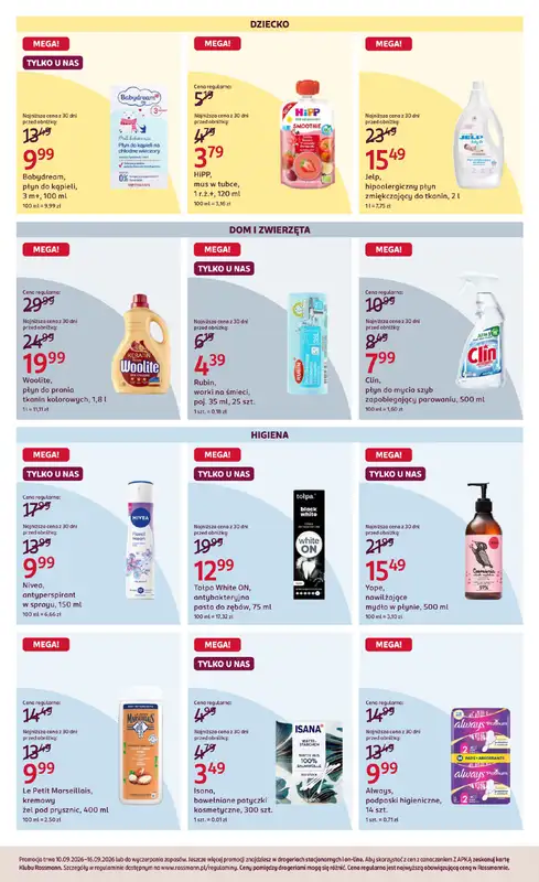 Rossmann - gazetka promocyjna Gazetka od czwartku 10.09 do środy 16.09 - strona 4