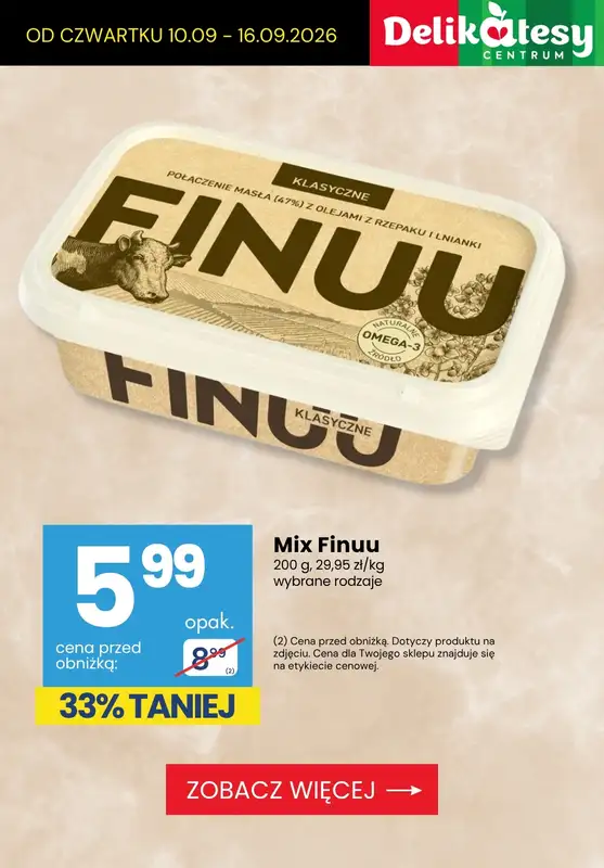 Delikatesy Centrum - gazetka promocyjna Promocje do -50% od czwartku 10.09 do środy 16.09 - strona 4