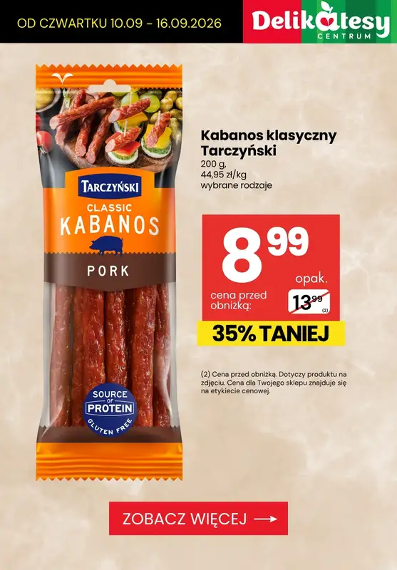 Delikatesy Centrum - gazetka promocyjna Promocje do -50% od czwartku 10.09 do środy 16.09 - strona 8