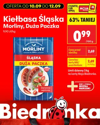Biedronka - gazetka promocyjna Biedronkowe oszczędności od czwartku od czwartku 10.09 do soboty 12.09 - strona 10