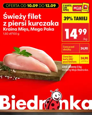 Biedronka - gazetka promocyjna Biedronkowe oszczędności od czwartku od czwartku 10.09 do soboty 12.09 - strona 4