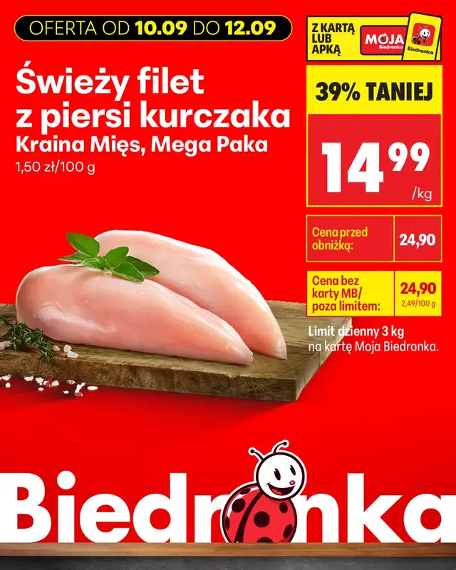 Biedronka - gazetka promocyjna Biedronkowe oszczędności od czwartku od czwartku 10.09 do soboty 12.09 - strona 4