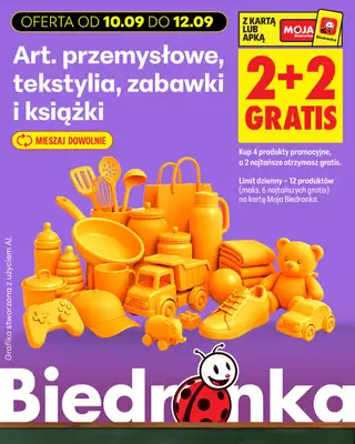 Biedronka - gazetka promocyjna Biedronkowe oszczędności od czwartku od czwartku 10.09 do soboty 12.09 - strona 16