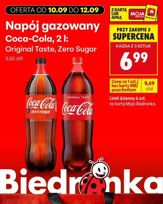 Biedronka - gazetka promocyjna Biedronkowe oszczędności od czwartku od czwartku 10.09 do soboty 12.09 - strona 12