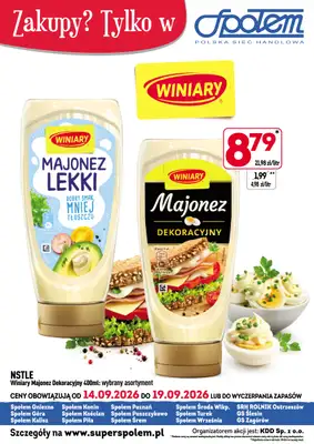 Społem - Blisko i Korzystnie - gazetka promocyjna Zakupy? Tylko w Społem od poniedziałku 14.09 do soboty 19.09 - strona 2