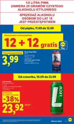 Lidl - gazetka promocyjna Oferta od czwartku od czwartku 10.09 do soboty 12.09 - strona 27