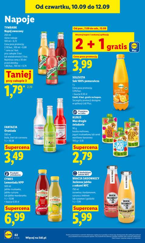 Lidl - gazetka promocyjna Oferta od czwartku od czwartku 10.09 do soboty 12.09 - strona 64