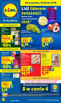 Lidl - gazetka promocyjna Oferta od czwartku od czwartku 10.09 do soboty 12.09