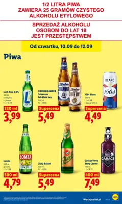 Lidl - gazetka promocyjna Oferta od czwartku od czwartku 10.09 do soboty 12.09 - strona 67