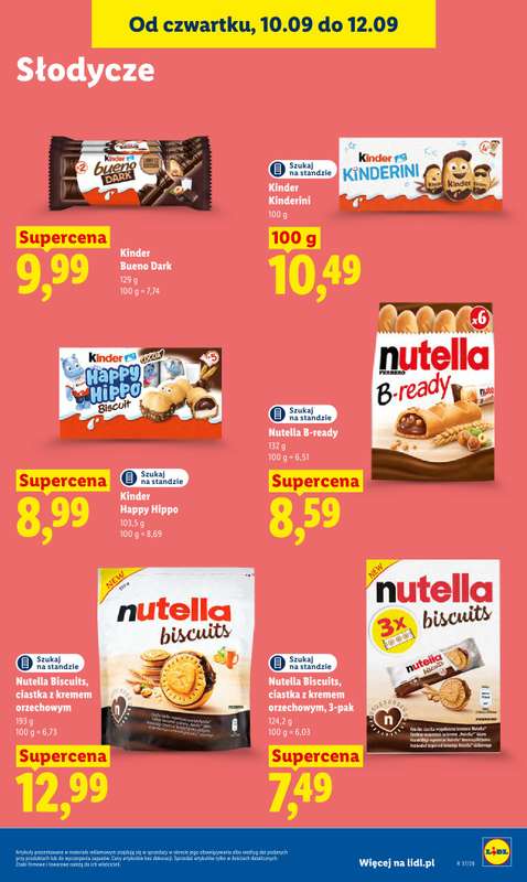 Lidl - gazetka promocyjna Oferta od czwartku od czwartku 10.09 do soboty 12.09 - strona 69