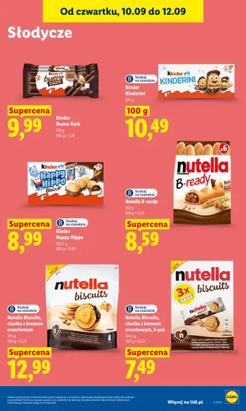 Lidl - gazetka promocyjna Oferta od czwartku od czwartku 10.09 do soboty 12.09 - strona 69
