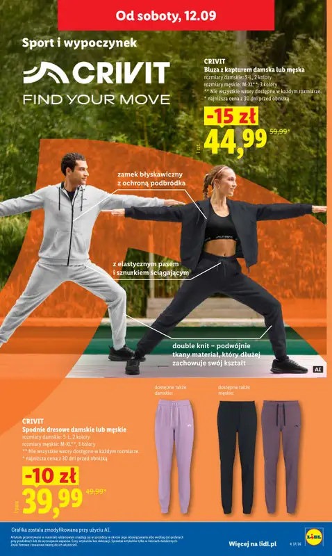 Lidl - gazetka promocyjna Oferta od czwartku od czwartku 10.09 do soboty 12.09 - strona 39