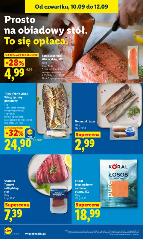 Lidl - gazetka promocyjna Oferta od czwartku od czwartku 10.09 do soboty 12.09 - strona 58