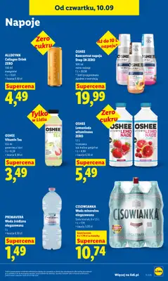 Lidl - gazetka promocyjna Oferta od czwartku od czwartku 10.09 do soboty 12.09 - strona 63