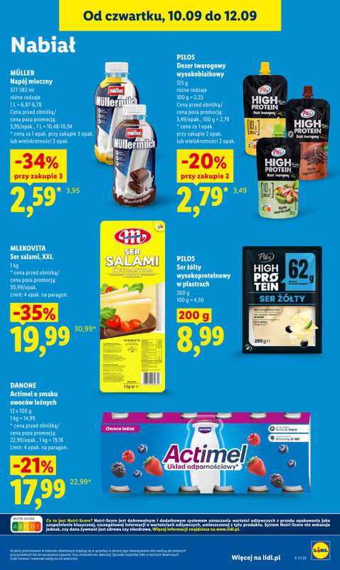 Lidl - gazetka promocyjna Oferta od czwartku od czwartku 10.09 do soboty 12.09 - strona 55