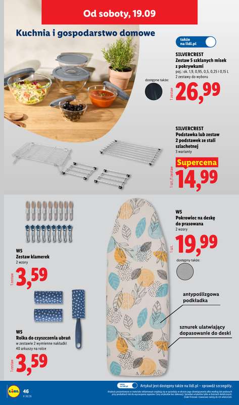 Lidl - gazetka promocyjna Katalog od poniedziałku 14.09 do soboty 19.09 - strona 56