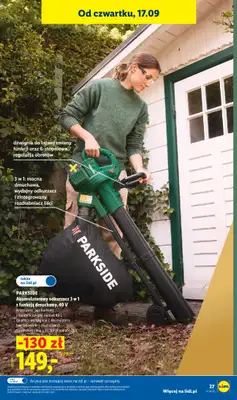 Lidl - gazetka promocyjna Katalog od poniedziałku 14.09 do soboty 19.09 - strona 35