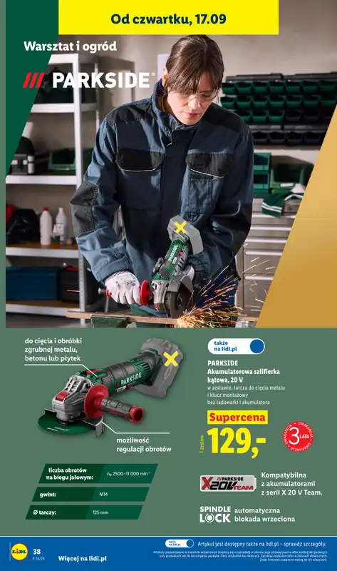 Lidl - gazetka promocyjna Katalog od poniedziałku 14.09 do soboty 19.09 - strona 46