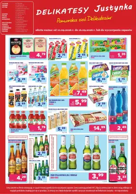 Delikatesy Justynka - gazetka promocyjna Gazetka od czwartku 10.09 do środy 16.09 - strona 4