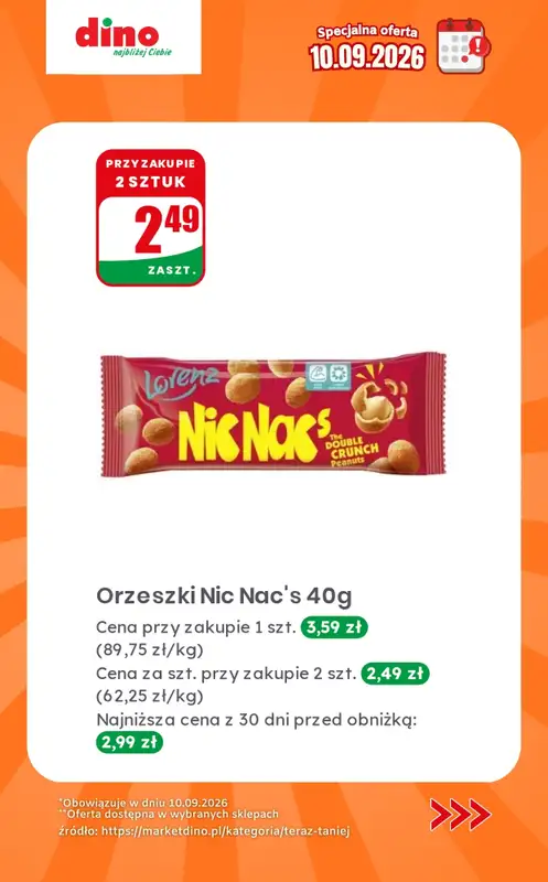 Dino - gazetka promocyjna Specjalna oferta na 10.09.2026 - promocje spoza gazetki od czwartku 10.09 do czwartku 10.09 - strona 11