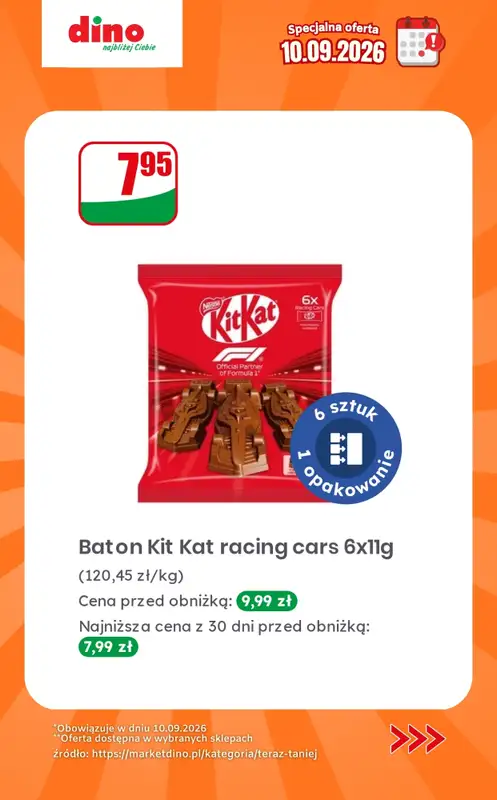 Dino - gazetka promocyjna Specjalna oferta na 10.09.2026 - promocje spoza gazetki od czwartku 10.09 do czwartku 10.09 - strona 7