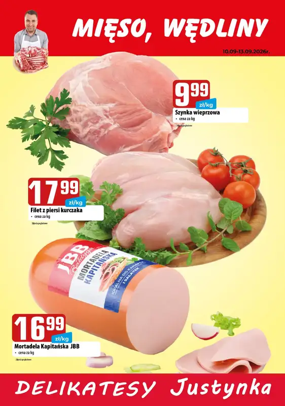 Delikatesy Justynka - gazetka promocyjna Plakaty promocyjne od czwartku 10.09 do niedzieli 13.09 - strona 2