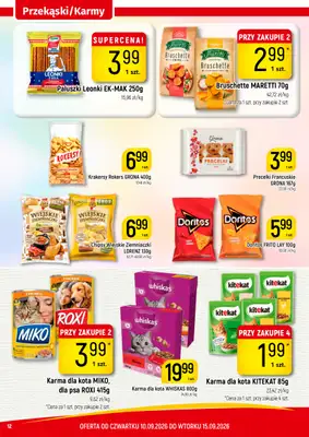 Delikatesy Piotruś Pan - gazetka promocyjna Gazetka od czwartku 10.09 do wtorku 15.09 - strona 12