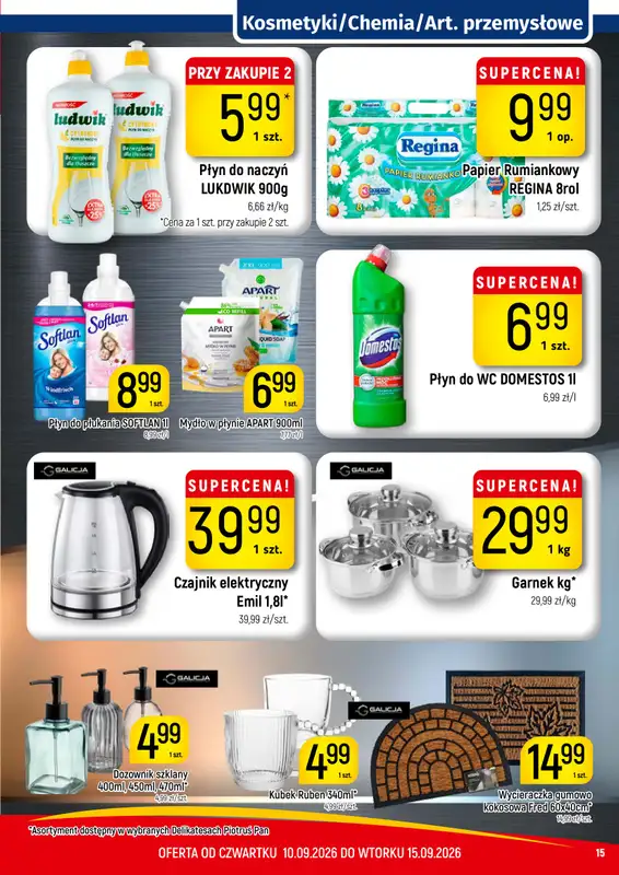 Delikatesy Piotruś Pan - gazetka promocyjna Gazetka od czwartku 10.09 do wtorku 15.09 - strona 15