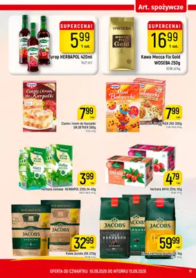 Delikatesy Piotruś Pan - gazetka promocyjna Gazetka od czwartku 10.09 do wtorku 15.09 - strona 11