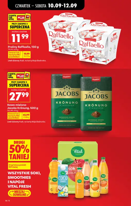 Biedronka - gazetka promocyjna Od czwartku od czwartku 10.09 do środy 16.09 - strona 10