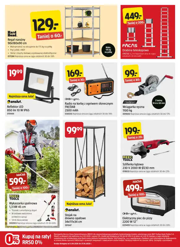 Jula - gazetka promocyjna Gazetka od czwartku 10.09 do środy 23.09 - strona 4