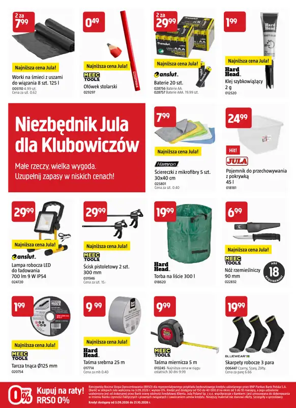 Jula - gazetka promocyjna Gazetka od czwartku 10.09 do środy 23.09 - strona 6