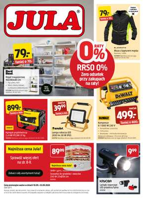Jula - gazetka promocyjna Gazetka od czwartku 10.09 do środy 23.09