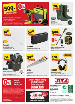 Jula - gazetka promocyjna Gazetka od czwartku 10.09 do środy 23.09 - strona 12