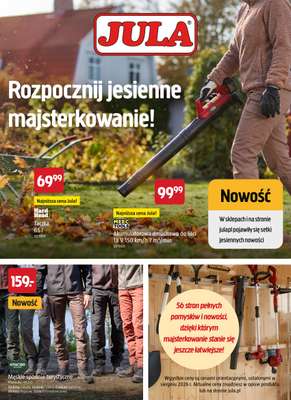 Jula - gazetka promocyjna Rozpocznij jesienne majsterkowanie od czwartku 10.09 