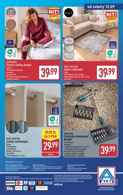 Aldi - gazetka promocyjna Aldi ma to coś! od środy 09.09 do soboty 12.09 - strona 15