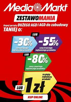 Media Markt - gazetka promocyjna ZestawoMania: Kupuj sprzęt AGD w zestawach i oszczędzaj! od czwartku 10.09 do niedzieli 13.09