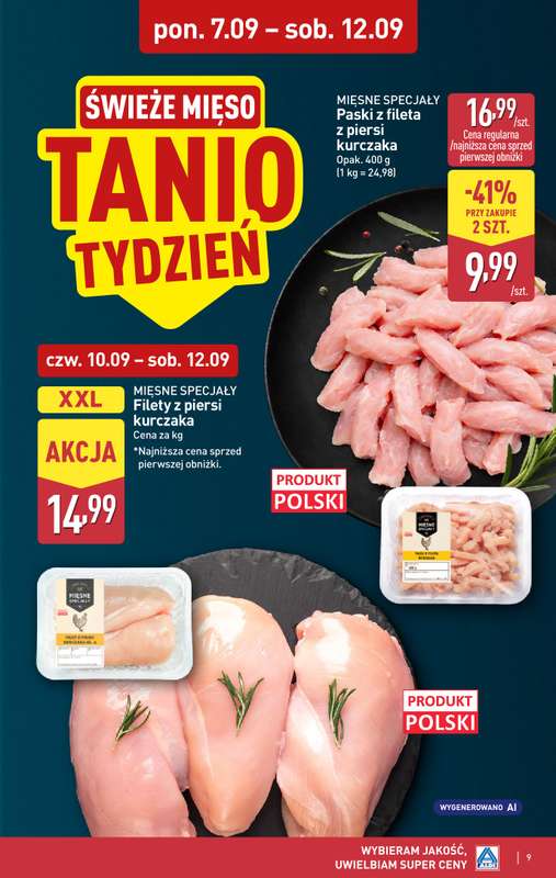 Aldi - gazetka promocyjna Pełny katalog! od poniedziałku 07.09 do soboty 12.09 - strona 9