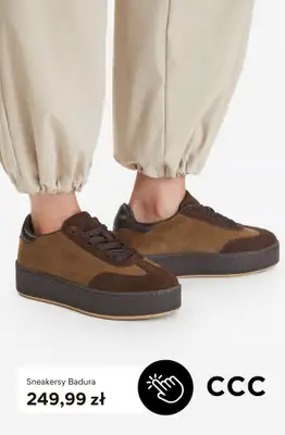 CCC - gazetka promocyjna Sneakersy damskie brązowe i beżowe od czwartku 10.09  - strona 2