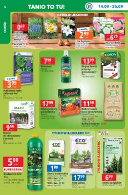 Leclerc - gazetka promocyjna Oferta E.Leclerc | Tanio to tu! od poniedziałku 14.09 do poniedziałku 21.09 - strona 4