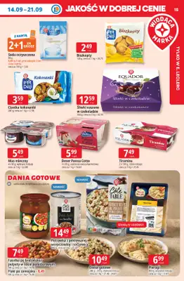 Leclerc - gazetka promocyjna Oferta E.Leclerc | Tanio to tu! od poniedziałku 14.09 do poniedziałku 21.09 - strona 15