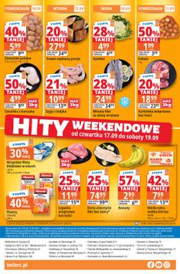 Leclerc - gazetka promocyjna Oferta E.Leclerc | Tanio to tu! od poniedziałku 14.09 do poniedziałku 21.09 - strona 20