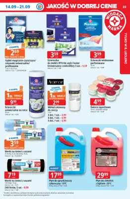 Leclerc - gazetka promocyjna Oferta E.Leclerc | Tanio to tu! od poniedziałku 14.09 do poniedziałku 21.09 - strona 23
