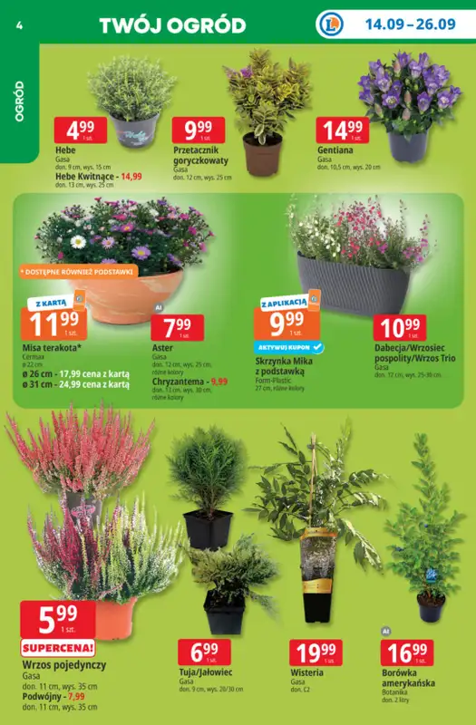 Leclerc - gazetka promocyjna Oferta E.Leclerc | Tanio to tu! od poniedziałku 14.09 do poniedziałku 21.09 - strona 4